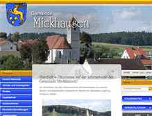 Tablet Screenshot of mickhausen.de